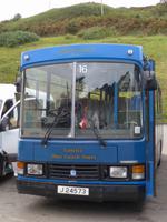 Bus für die Rundfahrten auf Jersey