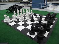 Schachspiel auf dem Sonnendeck