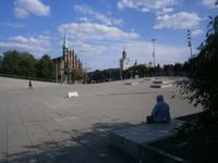 Stettin, Blick zum Schloß der pommerschen Fürsten
