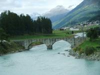 Fahrt durch das Engadin