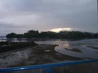 Port Hardy vom Zimmer aus