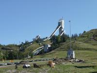 Die Olympiaschanze in Calgary 
