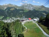 Blick hinunter zur Ischalp