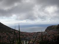 Auf der Levada - Wanderung: Blick zum Meer