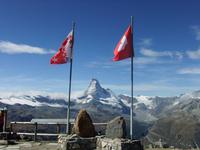 Blick vom Rothorn zum Matterhorn