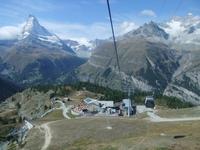 Fahrt zurück zur Station Sunnegga