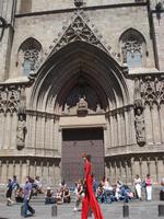 Barcelona - Haupteingang der Santa Maria de Mar