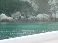 Die Sandbänke hier strahlten in einem wunderbaren türkisgrün.