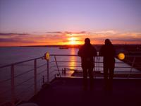 Sonnenuntergang in Kingston upon Hull