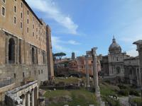 Rom (Blick vom Kapitol auf das Forum Romanum)