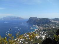 Insel Capri (Blick von Anacapri auf Marina Grande)