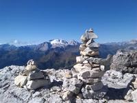Steinmännchen auf dem Kleinen Lagazuoi 