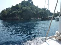 Das Meer an diesem Tag sollte das schönste Meer sein, das uns auf unserer Fahrt begegnen würde.