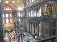 Blick von der Galerie der Hagia Sophia
