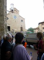 San Gimignano mit Susanne