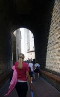 San Gimignano mit Susanne