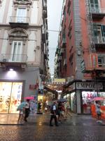 Neapels Strassen in strömendem Regen