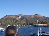 der alte Krater des Vulcano