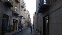 eine Straße in Cefalu