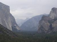 Yosemite Valley - Blick zum El Capitan und Half Dome