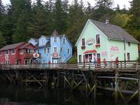 Ehemaliges Rotlichtviertel entlang des Ketchikan Creek - Dolly's House