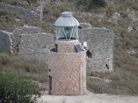 Ausflug nach Albanien - Leuchtturm neben der Festung in Saranda