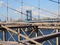 auf der Brooklyn Bridge