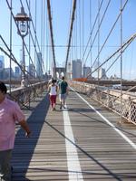 auf der Brooklyn Bridge