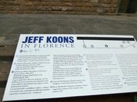 Statue von Jeff Koons in Florenz