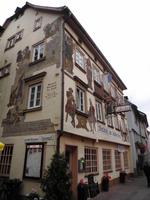Haus mit Malerei