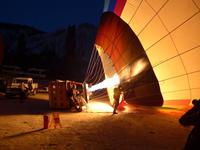 Start der Ballonfahrt 