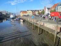 Husum-Binnenhafen bei Ebbe
