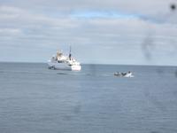 Helgoland-Einbooten, wir verlassen die Insel