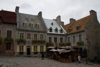 Québec - Place d´Armes in der unteren Altstadt