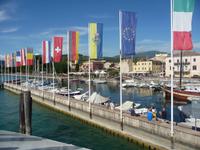 Gardasee ganz international.