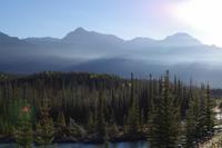 Rocky Mountains am Morgen