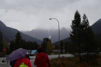 Mount Robson im Nebel
