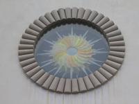 Rosette an der Kirche 