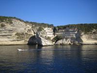 riesige Kreidefelsen 