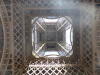 Blick in den Eiffelturm
