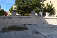 156 Zadar, Reste des Jupitertempels mit Opferrinne