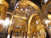 prächtige Mosaiken prägen das Innere der Cappella Palatina 