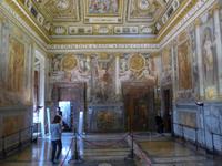 Papstgemächer Engelsburg - hier Empfangsraum