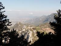 Blick von St. Hilarion nach Kyrenia