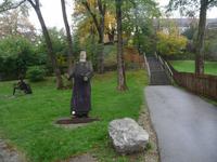 Aufgang zum Kloster Andechs.