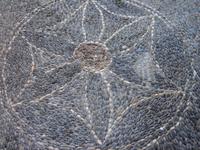 Fußbidendetail in Topolou