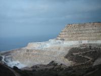 Hier wird Kreta-Marmor (Gipsmarmor) abgebaut