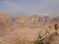 Blick vom Opferplatz in 