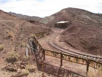 Die Strecke der Calico - Odessa Eisenbahn