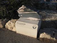 Gestein auf dem Pfad der geologischen Zeitenfolge im Grand Canyon Nationalpark